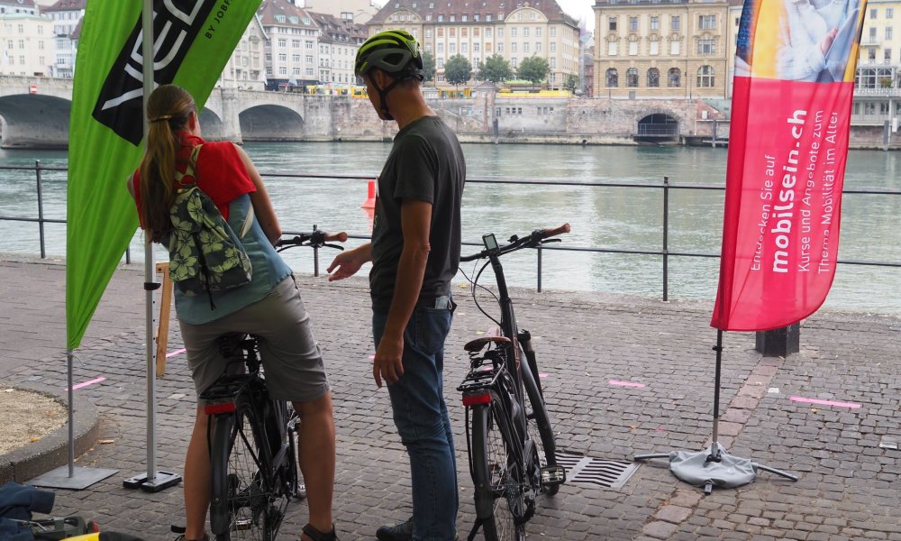 mobil mit dem E-Bike